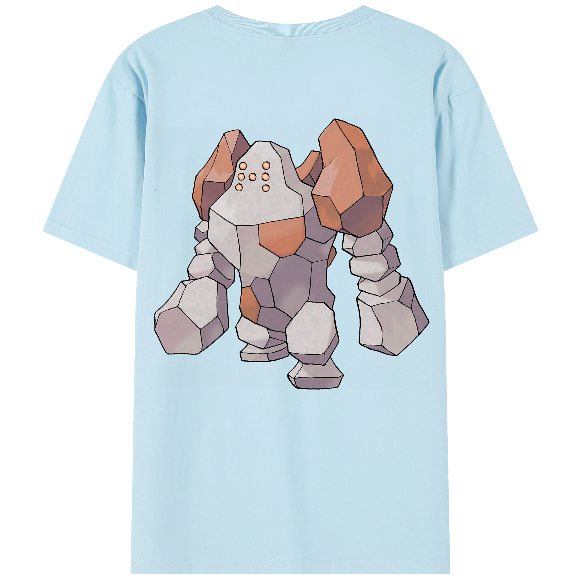 （画像用） ポケットモンスター Pokémon 綿100％半袖Tシャツ（背面プリント）